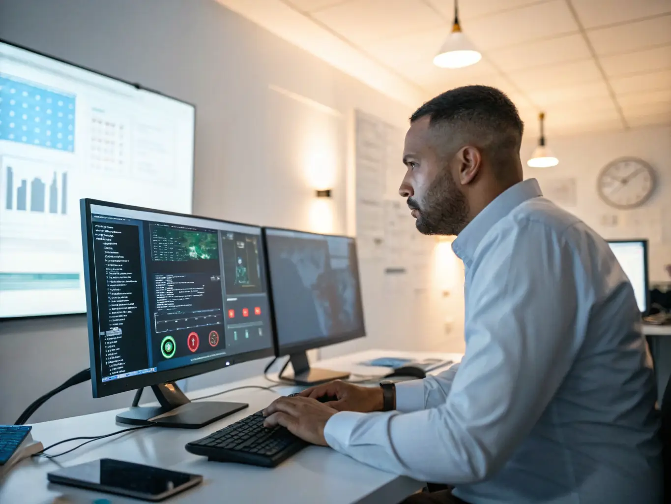 A cybersecurity analyst is performing a vulnerability assessment on a server, scanning for potential weaknesses and misconfigurations.